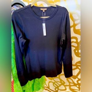 Lilla  P long sleeve black top. NWT!!